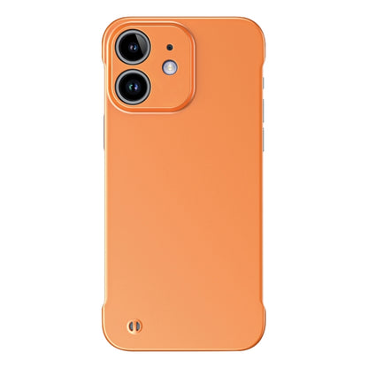 For iPhone 11 Frameless Metallic Paint Hybrid PC Phone Case(Orange) - iPhone 11 Cases by PMC Jewellery | Online Shopping South Africa | PMC Jewellery | Buy Now Pay Later Mobicred