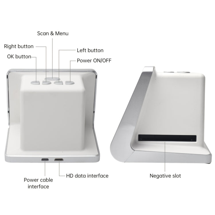 Tonivent TON170 14 Mega Pixels 5 inch HD Screen Film Scanner(UK Plug) - Portable Scanner by PMC TechLife | Online Shopping South Africa | PMC TechLife | Buy Now Pay Later Mobicred