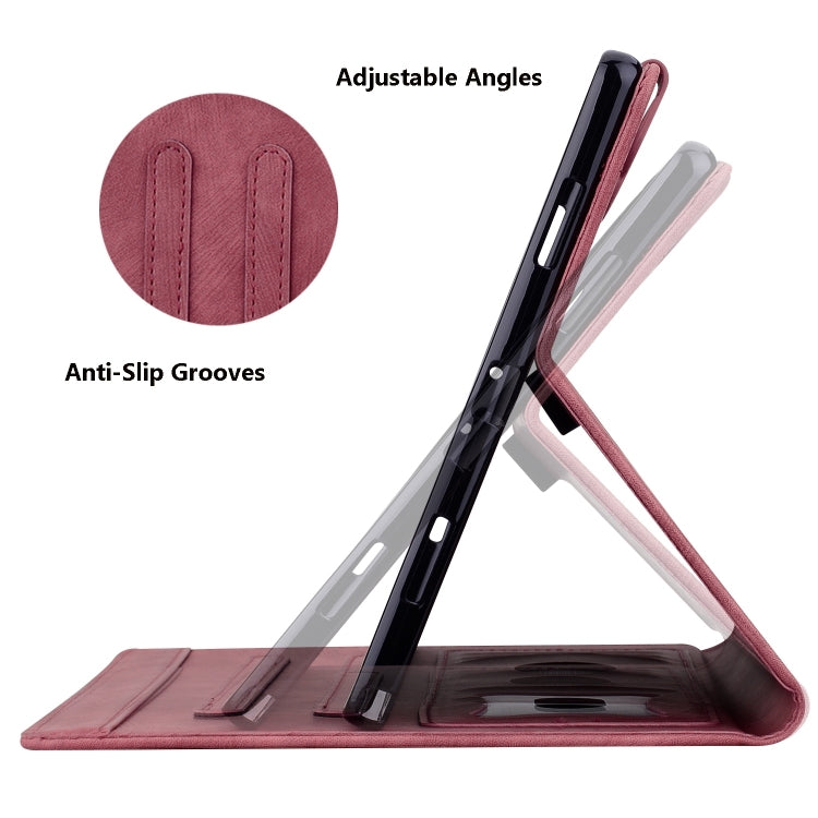 For Lenovo Xiaoxin Pad Pro 12.7 2025 Cartoon Sakura Cat Embossed Leather Tablet Case(Red) - Lenovo by PMC TechLife | Online Shopping South Africa | PMC TechLife | Buy Now Pay Later Mobicred