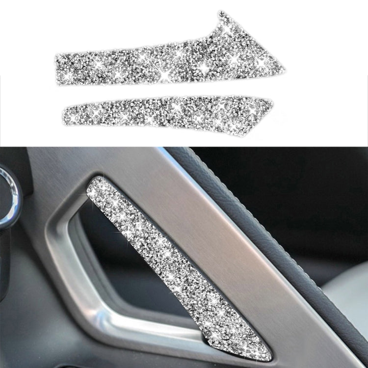 For Chevrolet Corvette C7 2014-2019 Car Center Arm Rest Diamond Decorative Sticker, Left Drive - Car Interior Mouldings by PMC TechLife | Online Shopping South Africa | PMC TechLife | Buy Now Pay Later Mobicred