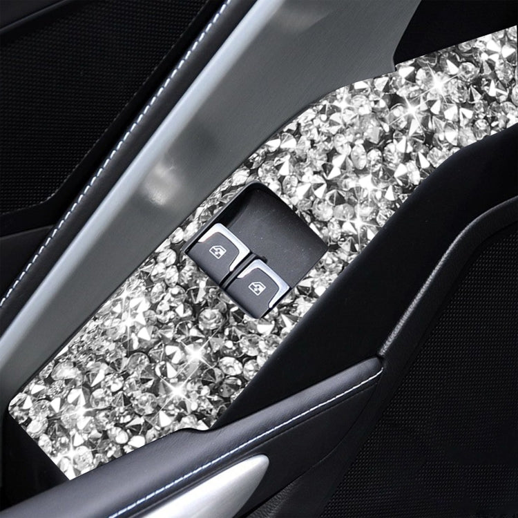 For Chevrolet Corvette C7 2014-2019 Car Door Button Panel Diamond Decorative Sticker, Left Drive - free shipping - PMC TechLife - Order now!