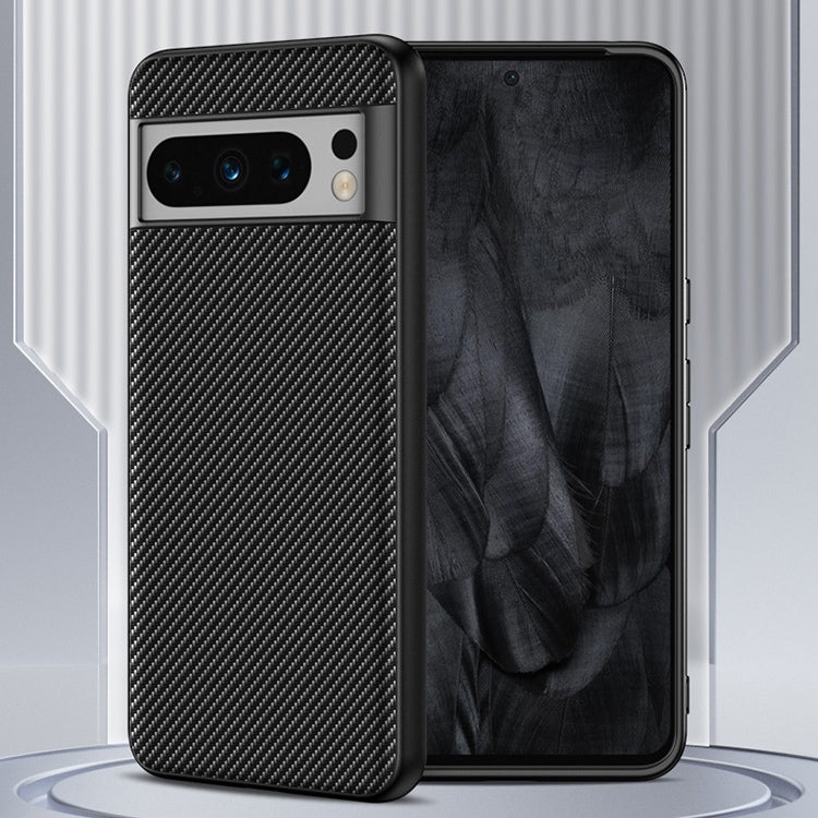 For Google Pixel 9 Ultra-thin Carbon Fiber Texture Printing Phone Case(Black Yellow) - Google Cases by PMC TechLife | Online Shopping South Africa | PMC TechLife | Buy Now Pay Later Mobicred
