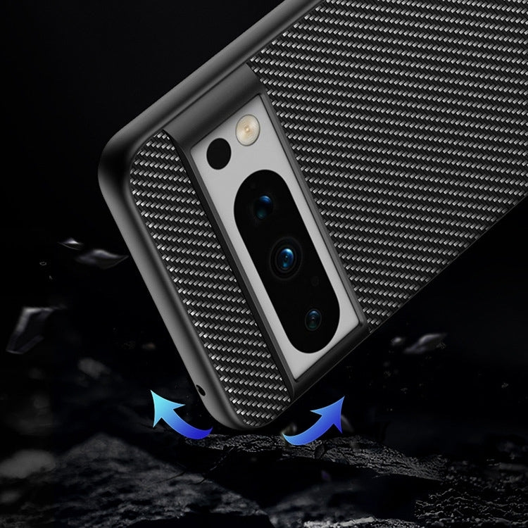For Google Pixel 9 Pro Ultra-thin Carbon Fiber Texture Printing Phone Case(Black) - Google Cases by PMC TechLife | Online Shopping South Africa | PMC TechLife | Buy Now Pay Later Mobicred