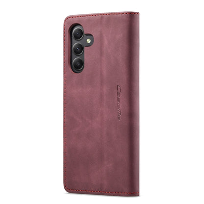 For Samsung Galaxy A15 5G CaseMe 013 Multifunctional Horizontal Flip Leather Phone Case(Wine Red) - Galaxy Phone Cases by CaseMe | Online Shopping South Africa | PMC Jewellery | Buy Now Pay Later Mobicred