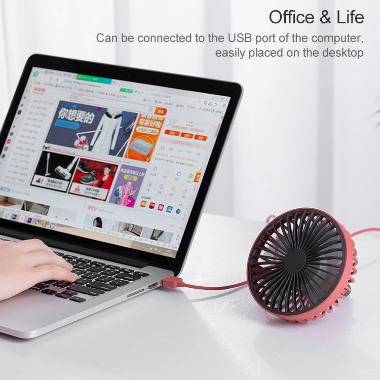 F829 Portable Car Air Outlet Electric Cooling Fan with LED Light(White) - Heating & Fans by PMC TechLife | Online Shopping South Africa | PMC TechLife | Buy Now Pay Later Mobicred