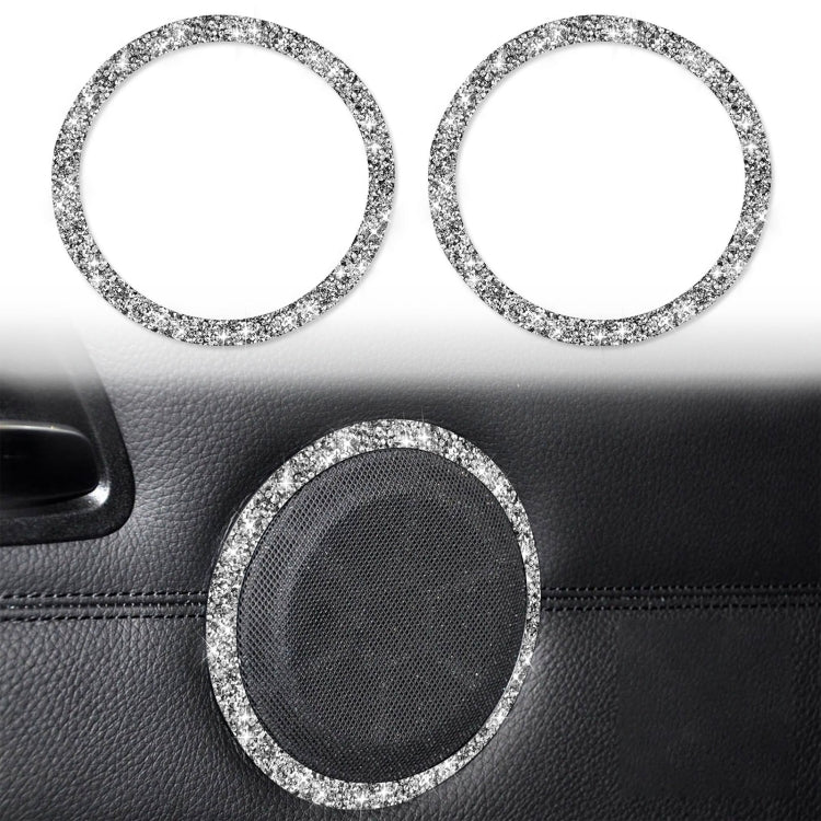 Car Door Horn Ring 2 in 1 Diamond Decorative Sticker for BMW 3 Series E90 / E84 2008-2012, X1 Series Modified 320i / 325i - Car Interior Mouldings by PMC Jewellery | Online Shopping South Africa | PMC Jewellery | Buy Now Pay Later Mobicred