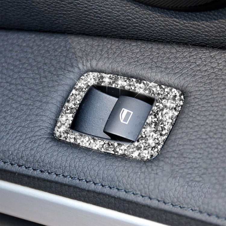 For BMW 3 Series E90 / 320i / 325i 2005-2012 Car Window Lift Panel with Folding Key 37.8cm Diamond Decorative Sticker, Left Drive - free shipping - PMC TechLife - Order now!