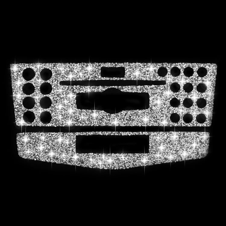 For Mercedes-Benz C-class W204 2007-2010 Car Central Control Panel C Diamond Decorative Sticker, Left and Right Drive - Car Interior Mouldings by PMC TechLife | Online Shopping South Africa | PMC TechLife | Buy Now Pay Later Mobicred