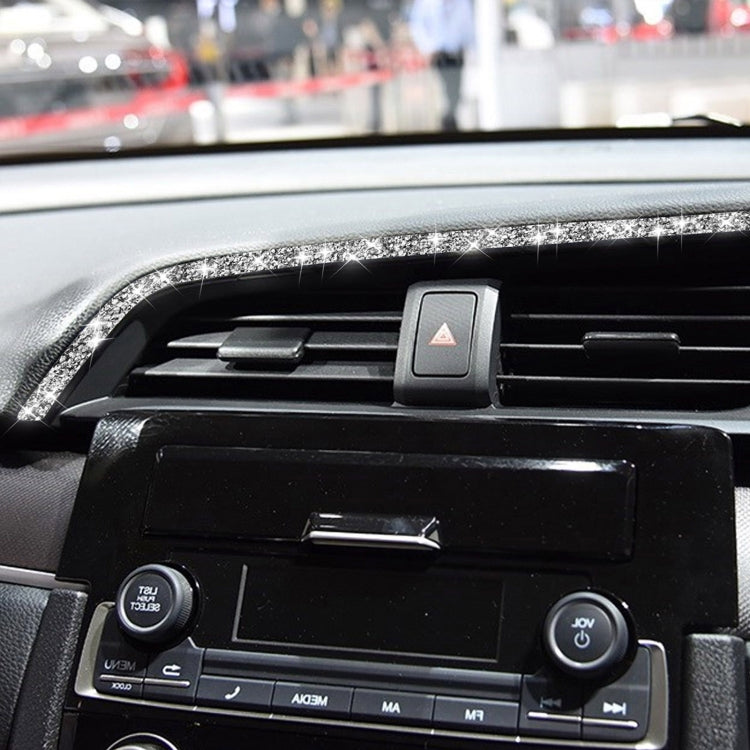 For Honda Civic 2016-2019 Car Central Control Air Outlets Upper Diamond Decorative Sticker, Right-hand Drive - Car Interior Mouldings by PMC TechLife | Online Shopping South Africa | PMC TechLife | Buy Now Pay Later Mobicred