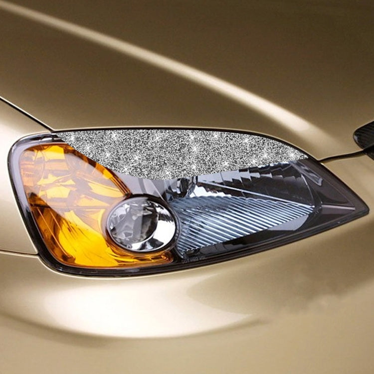 For Honda Civic 2001-2003 Car Light Eyebrow Diamond Decorative Sticker, Left and Right Drive - Car Interior Mouldings by PMC TechLife | Online Shopping South Africa | PMC TechLife | Buy Now Pay Later Mobicred