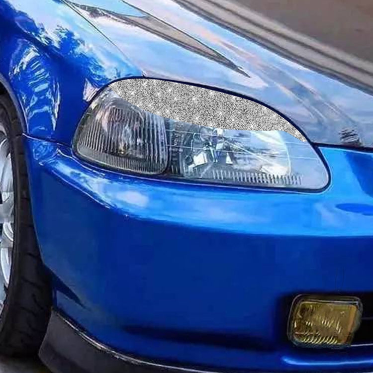 For Honda Civic 1999-2000 Car Light Eyebrow Diamond Decorative Sticker, Left and Right Drive - Car Interior Mouldings by PMC TechLife | Online Shopping South Africa | PMC TechLife | Buy Now Pay Later Mobicred