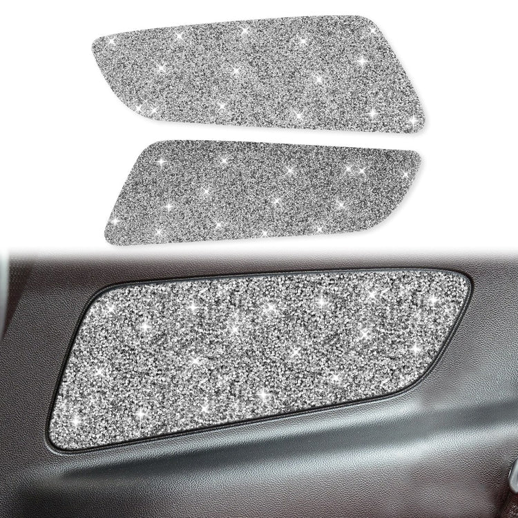For Ford Mustang 2015-2020 Car Rear Door Panel Diamond Decoration Sticker, Left and Right Drive - Car Interior Mouldings by PMC TechLife | Online Shopping South Africa | PMC TechLife | Buy Now Pay Later Mobicred