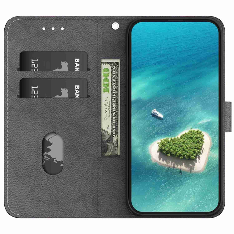 For Xiaomi Redmi Note 12 5G Crystal Texture Colored Drawing Leather Phone Case(Cat Tiger Reflection) - free shipping - PMC TechLife - Order now!
