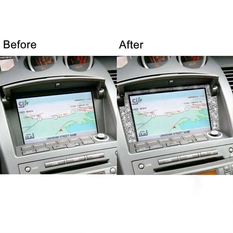 For Nissan 350Z 2003-2009 Car Navigation Frame Diamond Decorative Sticker,Left and Right Drive Universal - Car Interior Mouldings by PMC TechLife | Online Shopping South Africa | PMC TechLife | Buy Now Pay Later Mobicred