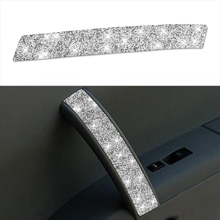 For Nissan 350Z 2003-2009 Car Passenger Side Door Handle Diamond Decorative Sticker, Left Drive - Car Interior Mouldings by PMC TechLife | Online Shopping South Africa | PMC TechLife | Buy Now Pay Later Mobicred