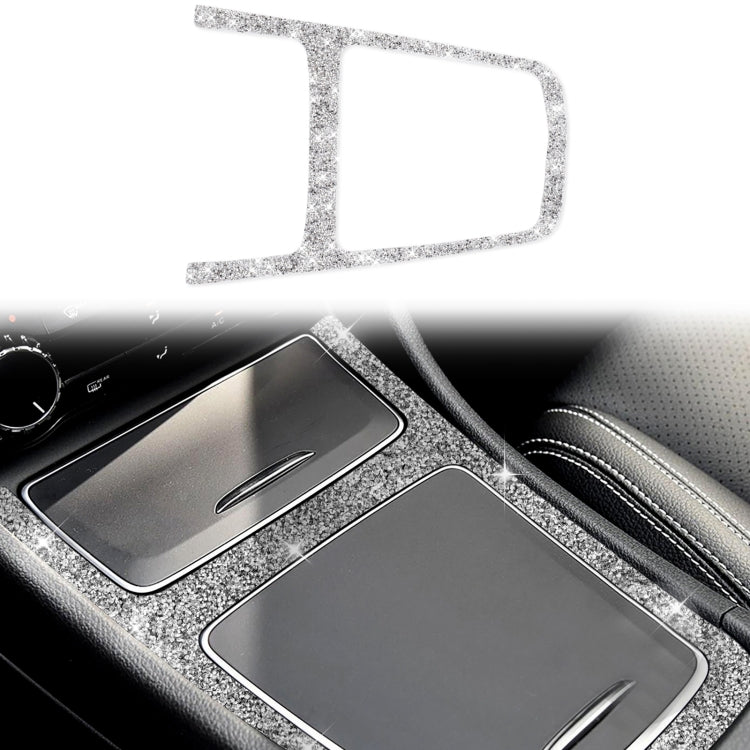 For Mercedes-Benz GLA 2015-2018 Car Central Control Storage Box Outer Frame Diamond Decoration Sticker, Left and Right Drive - Car Interior Mouldings by PMC TechLife | Online Shopping South Africa | PMC TechLife | Buy Now Pay Later Mobicred