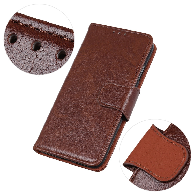 For Google Pixel 9 Pro Nappa Texture Horizontal Flip Leather Phone Case(Brown) - Google Cases by PMC TechLife | Online Shopping South Africa | PMC TechLife | Buy Now Pay Later Mobicred