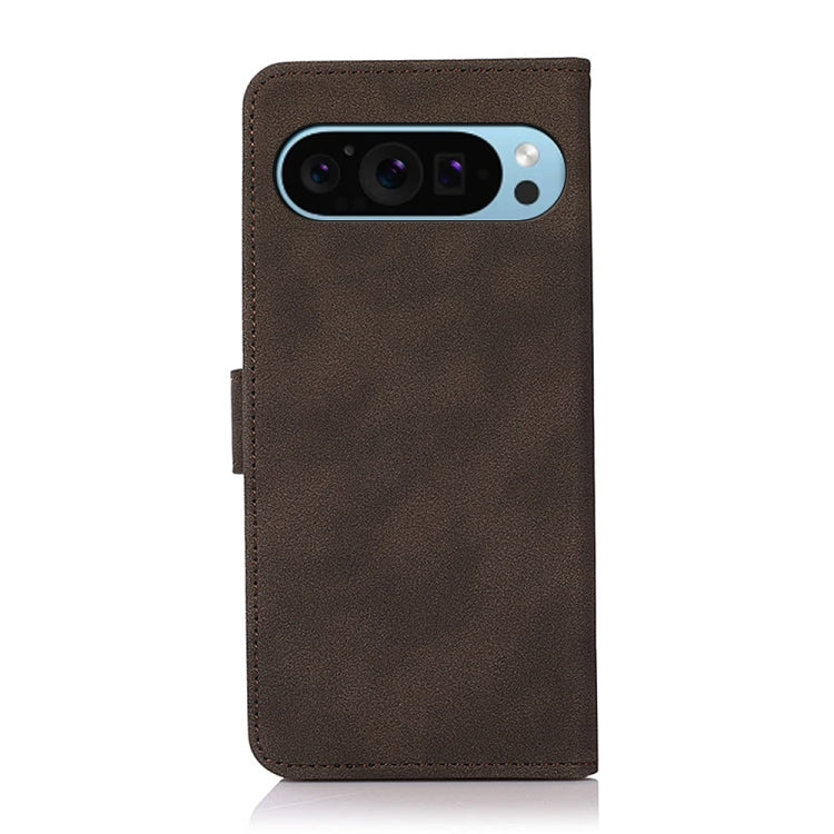 For Google Pixel 9 KHAZNEH Matte Texture Leather Phone Case(Brown) - Google Cases by PMC TechLife | Online Shopping South Africa | PMC TechLife | Buy Now Pay Later Mobicred
