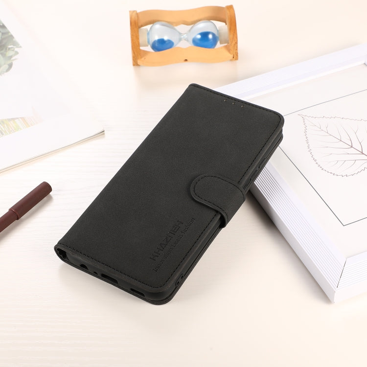 For Google Pixel 9 KHAZNEH Matte Texture Leather Phone Case(Black) - Google Cases by PMC TechLife | Online Shopping South Africa | PMC TechLife | Buy Now Pay Later Mobicred