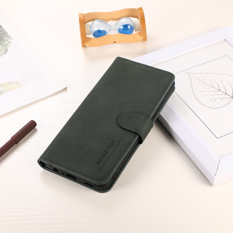 For Google Pixel 9 Pro KHAZNEH Matte Texture Leather Phone Case(Green) - Google Cases by PMC TechLife | Online Shopping South Africa | PMC TechLife | Buy Now Pay Later Mobicred