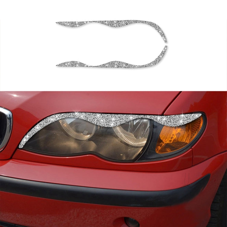 For BMW Series 3 E46 1999-2004 Car Light Eyebrow Soft Style Diamond Decoration Sticker, Left and Right Drive - Car Light Accessories by PMC TechLife | Online Shopping South Africa | PMC TechLife | Buy Now Pay Later Mobicred
