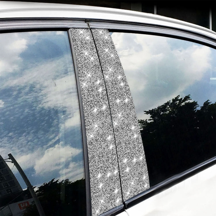 For BMW Series 3 E46 1999-2004 6pcs Car B-Pillar Diamond Decoration Sticker, Left and Right Drive - Car Interior Mouldings by PMC TechLife | Online Shopping South Africa | PMC TechLife | Buy Now Pay Later Mobicred