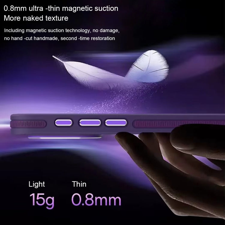 For iPhone 15 Pro Max Two-color Frosted MagSafe Magnetic Phone Case(Blue) - free shipping - PMC TechLife - Order now!