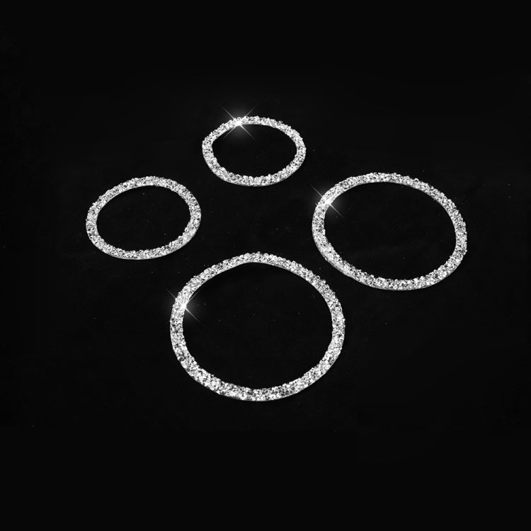 For BMW Series 3 E46 1998-2005 Car Horn Circle Diamond Decoration Sticker, Left and Right Drive - Car Interior Mouldings by PMC TechLife | Online Shopping South Africa | PMC TechLife | Buy Now Pay Later Mobicred