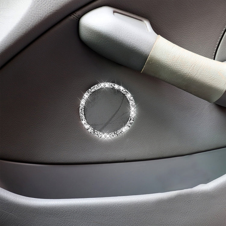 For BMW Series 3 E46 1998-2005 Car Horn Circle Diamond Decoration Sticker, Left and Right Drive - Car Interior Mouldings by PMC TechLife | Online Shopping South Africa | PMC TechLife | Buy Now Pay Later Mobicred