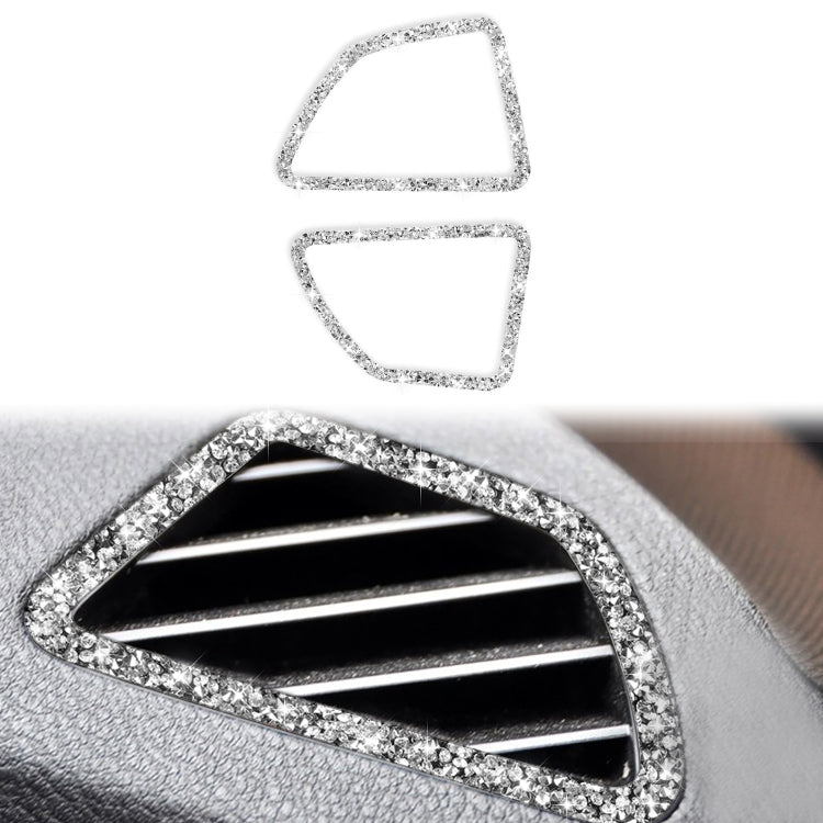 For BMW X5 E70 / X6 E71 2008-2013 Car Dashboard Air Outlet Diamond Decoration Sticker, Right Drive - Car Interior Mouldings by PMC TechLife | Online Shopping South Africa | PMC TechLife | Buy Now Pay Later Mobicred