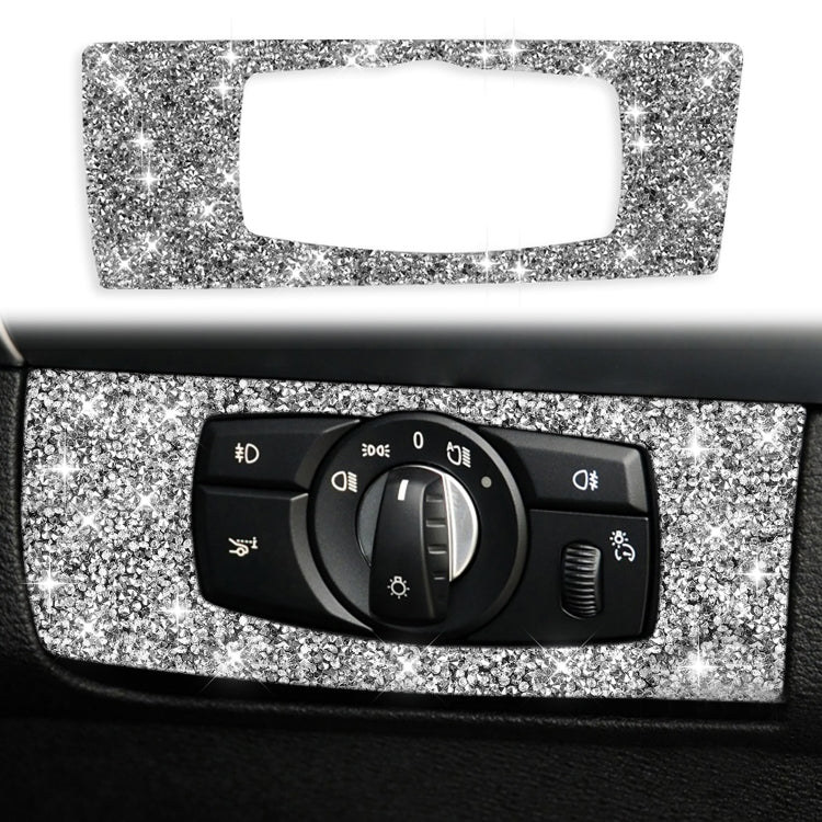 For BMW X5 E70 / X6 E71 2008-2013 Car Headlight Panel Diamond Decoration Sticker, Right Drive - Car Interior Mouldings by PMC TechLife | Online Shopping South Africa | PMC TechLife | Buy Now Pay Later Mobicred