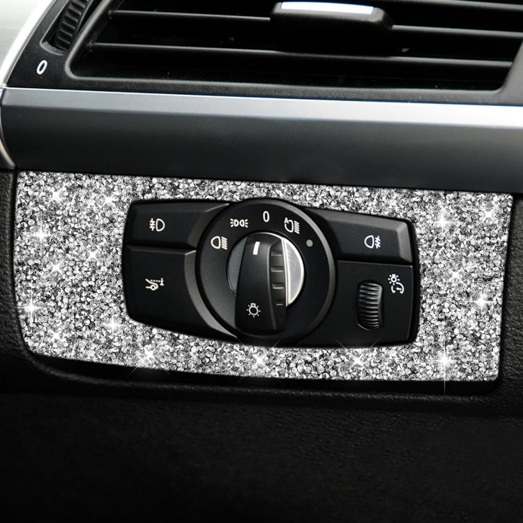 For BMW X5 E70 / X6 E71 2008-2013 Car Headlight Panel Diamond Decoration Sticker, Right Drive - Car Interior Mouldings by PMC TechLife | Online Shopping South Africa | PMC TechLife | Buy Now Pay Later Mobicred
