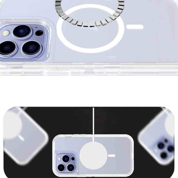 For iPhone 13 Pro Max Shockproof MagSafe Magnetic Phone Case(Transparent) - iPhone 13 Pro Max Cases by PMC TechLife | Online Shopping South Africa | PMC TechLife