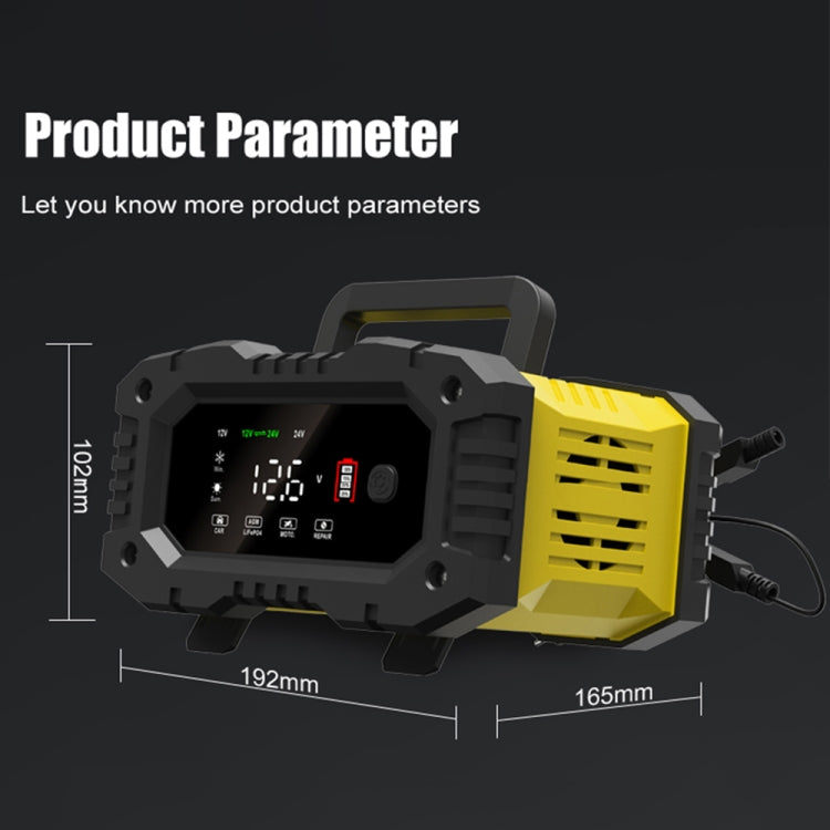 FOXSUR 12V / 24V 10A Portable Motorcycle Car Smart Battery Charger(AU Plug) - free shipping - PMC TechLife - Order now!