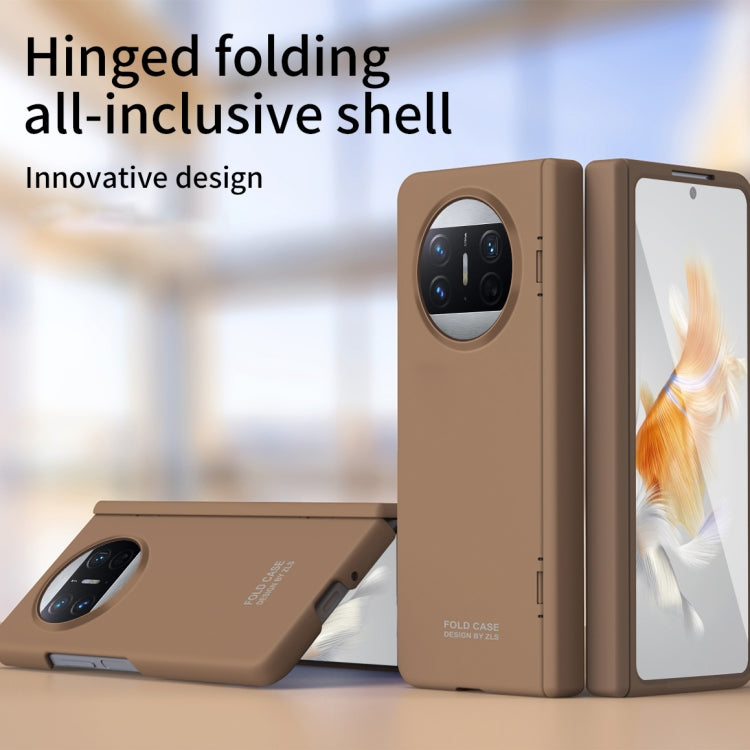 For Huawei Mate X3 Extraordinary Series Hinged Folding Full Coverage Phone Case with Pen Slot & Stylus(White) - Huawei Cases by PMC TechLife | Online Shopping South Africa | PMC TechLife | Buy Now Pay Later Mobicred