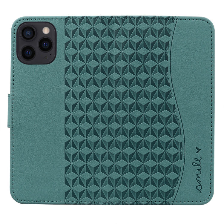 For iPhone 16 Pro Max Business Diamond Buckle Leather Phone Case with Lanyard(Green) - iPhone 16 Pro Max Cases by PMC TechLife | Online Shopping South Africa | PMC TechLife | Buy Now Pay Later Mobicred