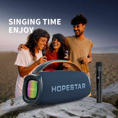 HOPESTAR A40 80W Outdoor Portable Wireless Bluetooth Speaker(Blue) - Desktop Speaker by HOPESTAR | Online Shopping South Africa | PMC Jewellery | Buy Now Pay Later Mobicred