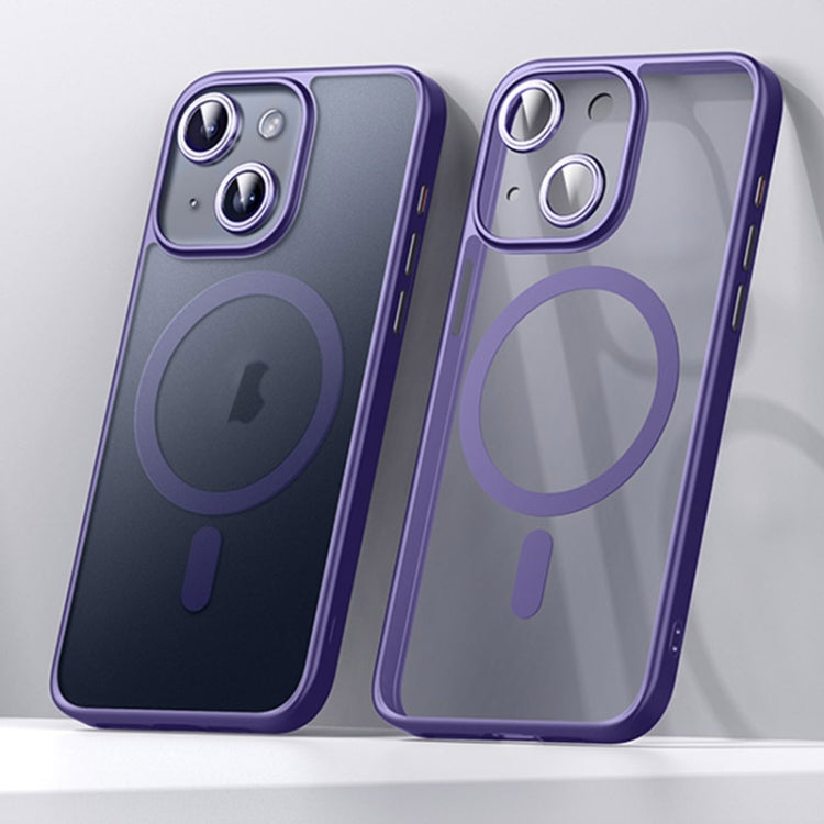 For iPhone 15 SULADA Magsafe Magnetic Matte PC + TPU Phone Case(Dark Purple) - iPhone 15 Cases by SULADA | Online Shopping South Africa | PMC TechLife | Buy Now Pay Later Mobicred