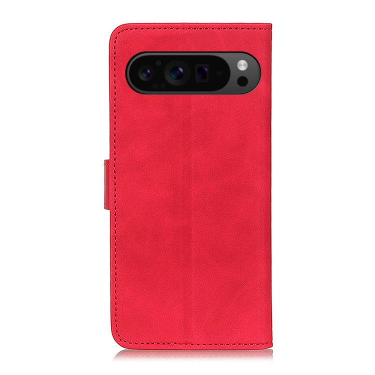 For Google Pixel 9 Pro KHAZNEH Retro Texture Flip Leather Phone Case(Red) - Google Cases by PMC TechLife | Online Shopping South Africa | PMC TechLife | Buy Now Pay Later Mobicred