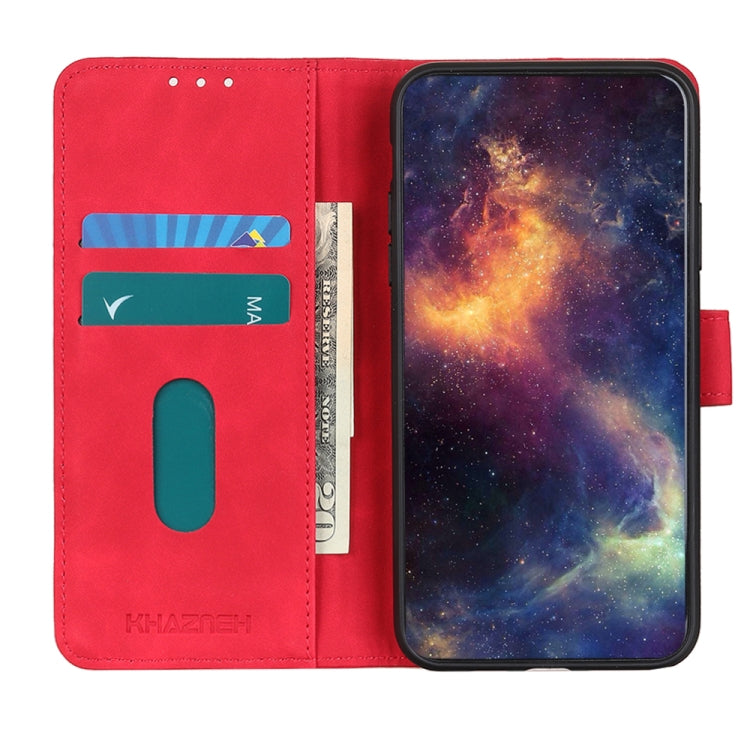 For Google Pixel 9 Pro KHAZNEH Retro Texture Flip Leather Phone Case(Red) - Google Cases by PMC TechLife | Online Shopping South Africa | PMC TechLife | Buy Now Pay Later Mobicred