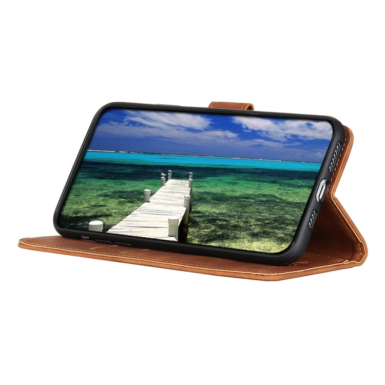 For Google Pixel 9 Pro KHAZNEH Retro Texture Flip Leather Phone Case(Brown) - Google Cases by PMC TechLife | Online Shopping South Africa | PMC TechLife | Buy Now Pay Later Mobicred