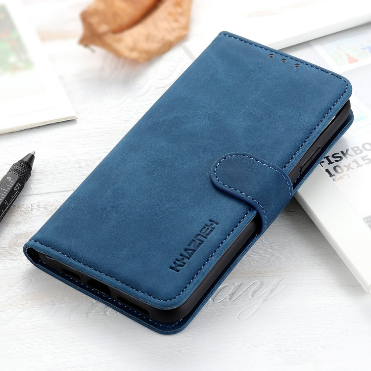 For Google Pixel 9 KHAZNEH Retro Texture Flip Leather Phone Case(Blue) - Google Cases by PMC TechLife | Online Shopping South Africa | PMC TechLife | Buy Now Pay Later Mobicred