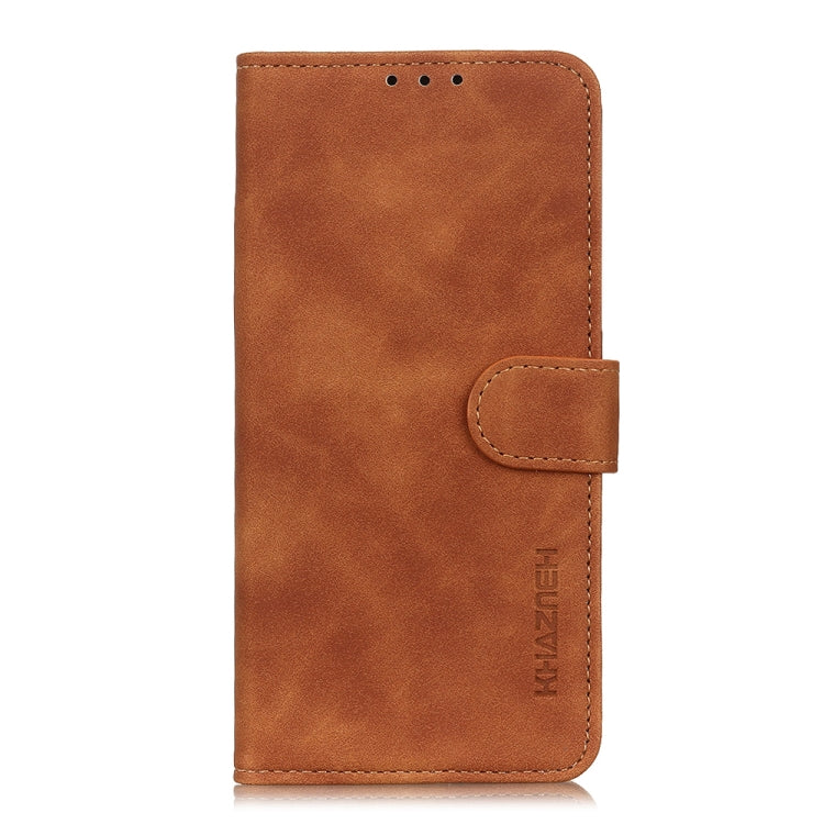 For Google Pixel 10 / 9 KHAZNEH Retro Texture Flip Leather Phone Case(Brown) - Google Cases by PMC TechLife | Online Shopping South Africa | PMC TechLife | Buy Now Pay Later Mobicred