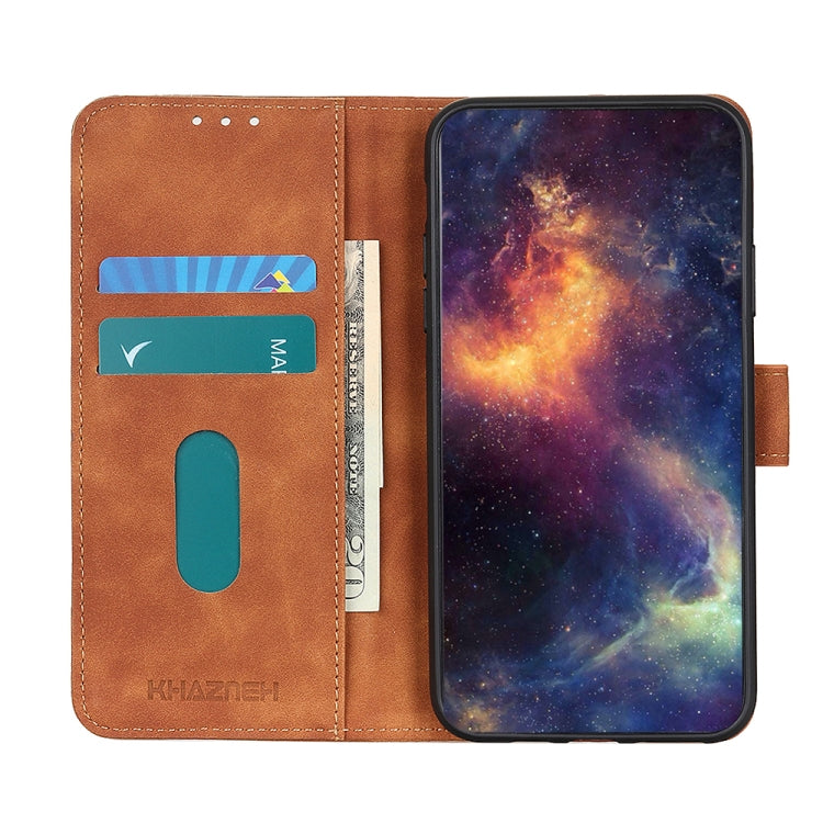 For Google Pixel 10 / 9 KHAZNEH Retro Texture Flip Leather Phone Case(Brown) - Google Cases by PMC TechLife | Online Shopping South Africa | PMC TechLife | Buy Now Pay Later Mobicred