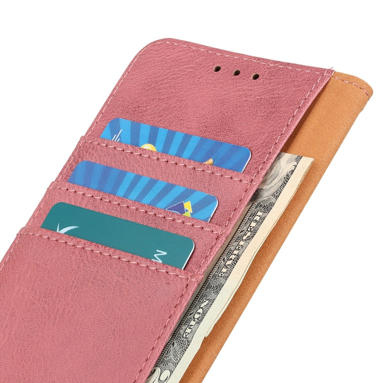 For Google Pixel 9 KHAZNEH Cowhide Texture Horizontal Flip Leather Phone Case(Pink) - Google Cases by PMC Jewellery | Online Shopping South Africa | PMC Jewellery | Buy Now Pay Later Mobicred