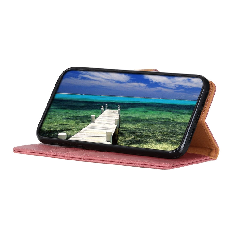 For Google Pixel 10 / 9 KHAZNEH Cowhide Texture Horizontal Flip Leather Phone Case(Pink) - Google Cases by PMC TechLife | Online Shopping South Africa | PMC TechLife | Buy Now Pay Later Mobicred