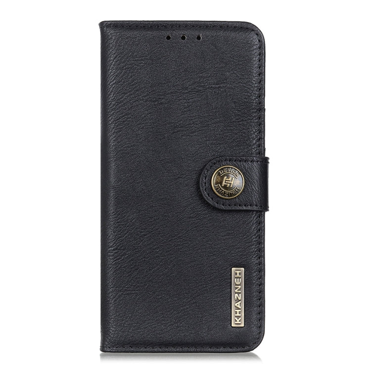 For Google Pixel 9 Pro KHAZNEH Cowhide Texture Horizontal Flip Leather Phone Case(Black) - Google Cases by PMC TechLife | Online Shopping South Africa | PMC TechLife | Buy Now Pay Later Mobicred