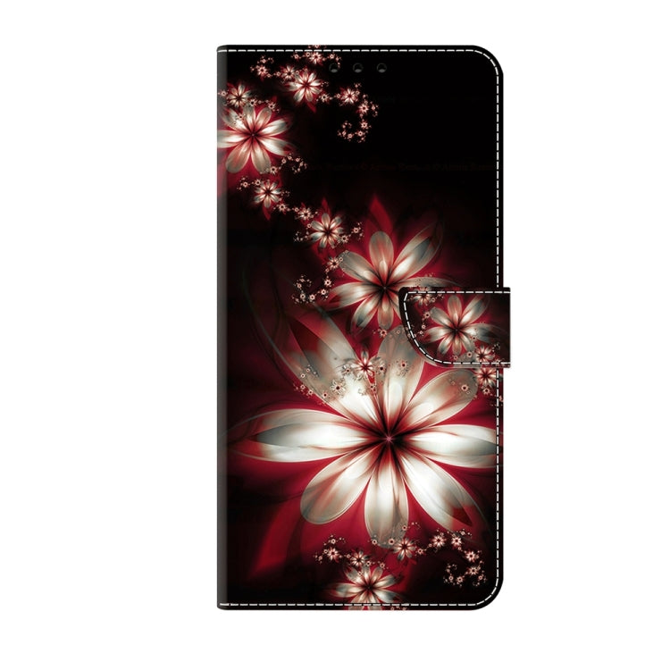 For Motorola Moto G54 Crystal 3D Shockproof Protective Leather Phone Case(Fantastic Flower) - Motorola Cases by PMC TechLife | Online Shopping South Africa | PMC TechLife | Buy Now Pay Later Mobicred