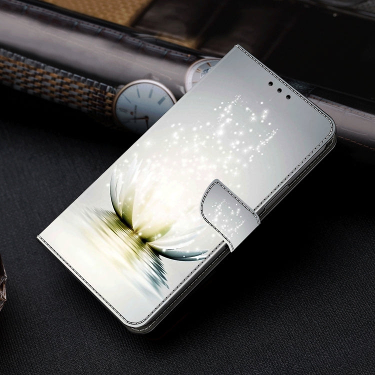 For Motorola Moto G24 Crystal 3D Shockproof Protective Leather Phone Case(Light Lotus) - Motorola Cases by PMC TechLife | Online Shopping South Africa | PMC TechLife | Buy Now Pay Later Mobicred