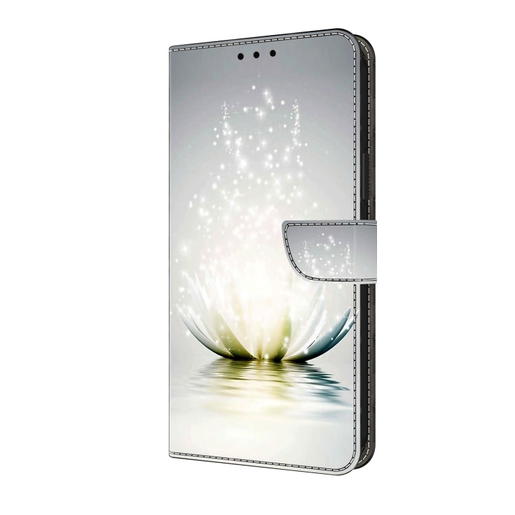 For Motorola Moto G24 Crystal 3D Shockproof Protective Leather Phone Case(Light Lotus) - Motorola Cases by PMC TechLife | Online Shopping South Africa | PMC TechLife | Buy Now Pay Later Mobicred